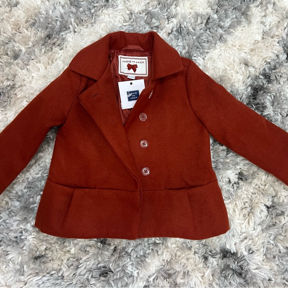 Janie and Jack Baby Rust Jacket